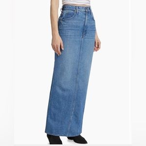 Mother Snacks Candy Stick Denim Skirt